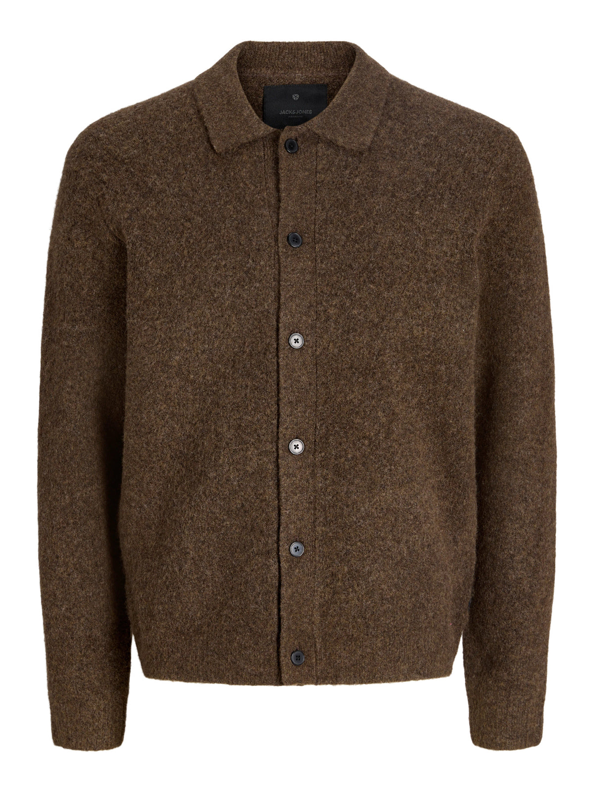 Cardigan a maglia uomo - Chocolate