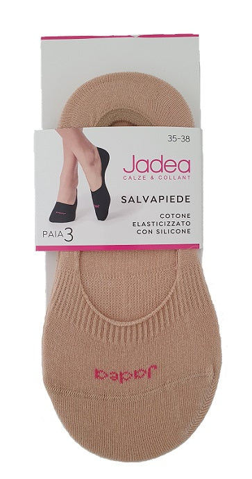 Salvapiede in cotone donna 3 paia - Carne