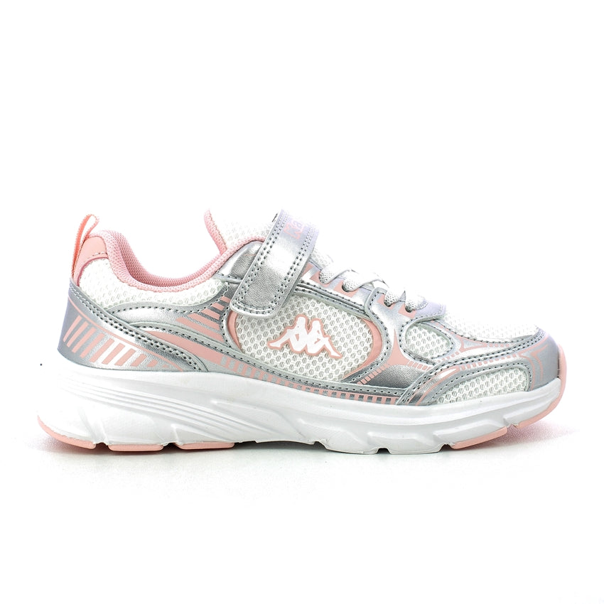 Kappa sneakers bimbi 28-35 - White Silver Pink