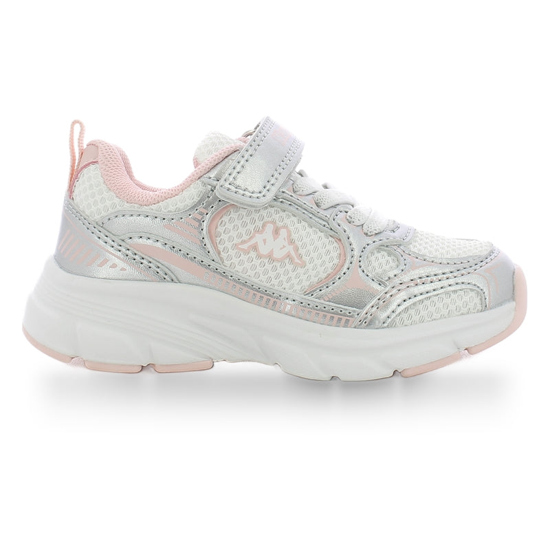 Kappa sneakers bimbi 22-27 - White Silver Pink