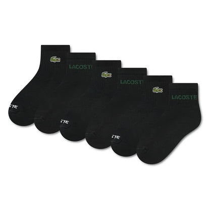 Lchn 6PK cotton quarter sock 6 paia calzini 5-11A - K96