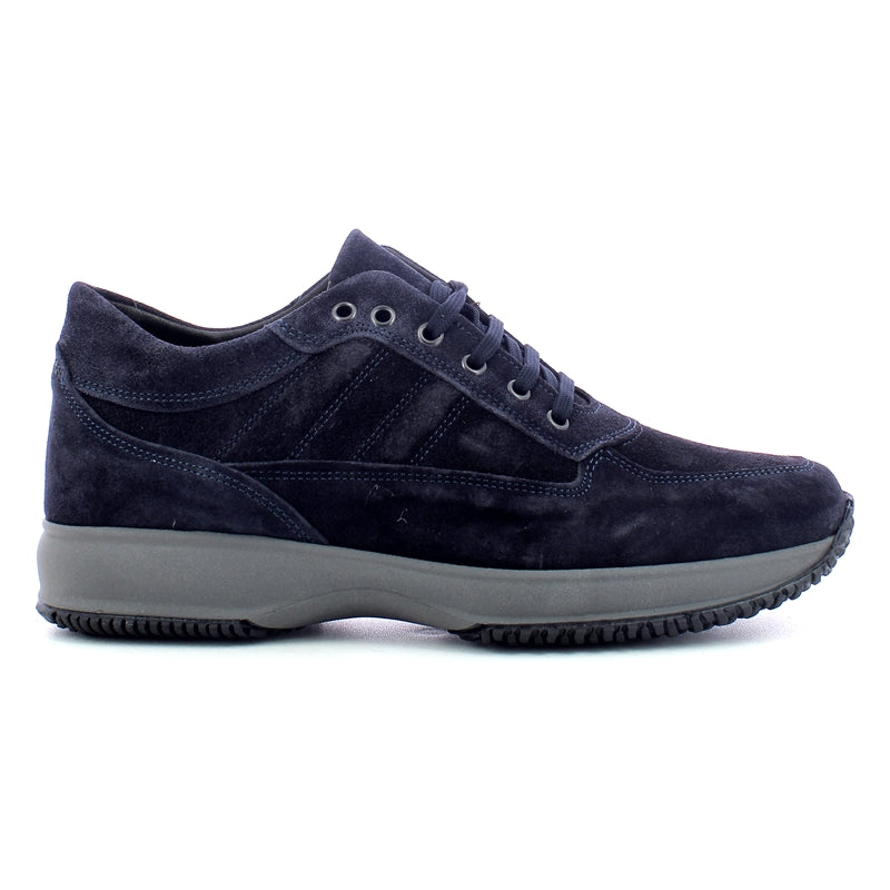 Sneakers uomo made in italy - Camoscio Blu