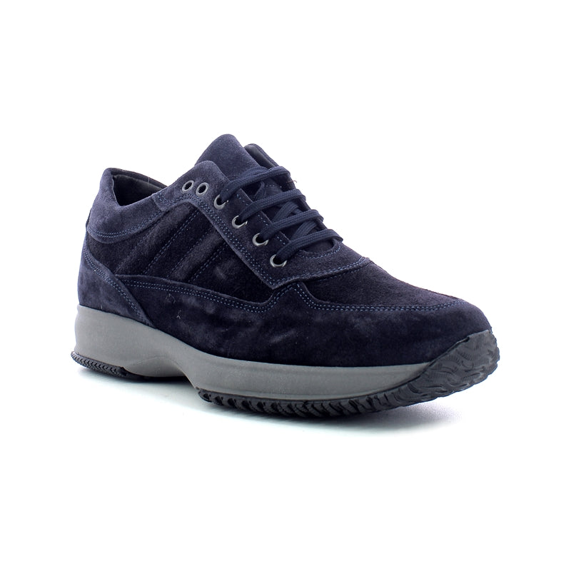 Sneakers uomo made in italy - Camoscio Blu