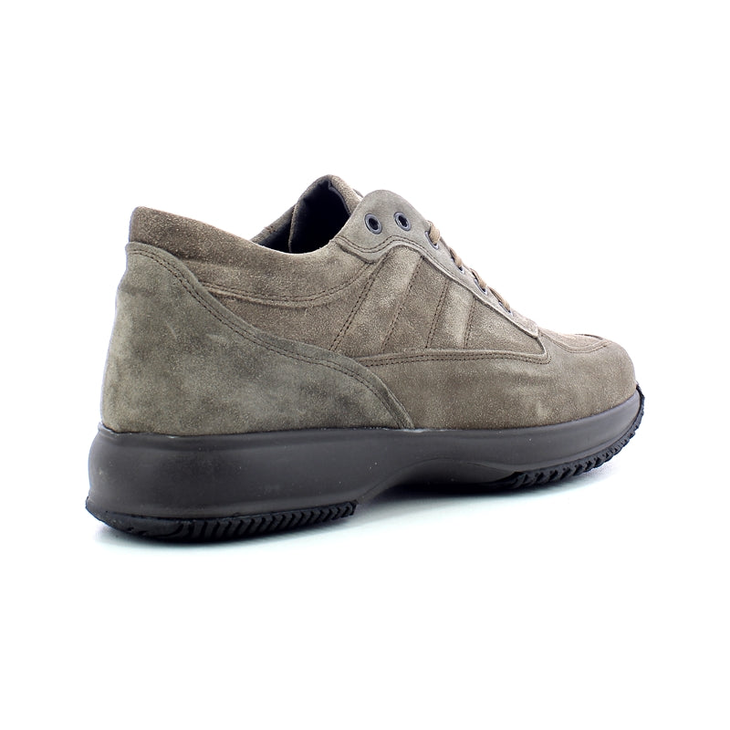 Sneakers uomo made in italy - Camoscio Tortora
