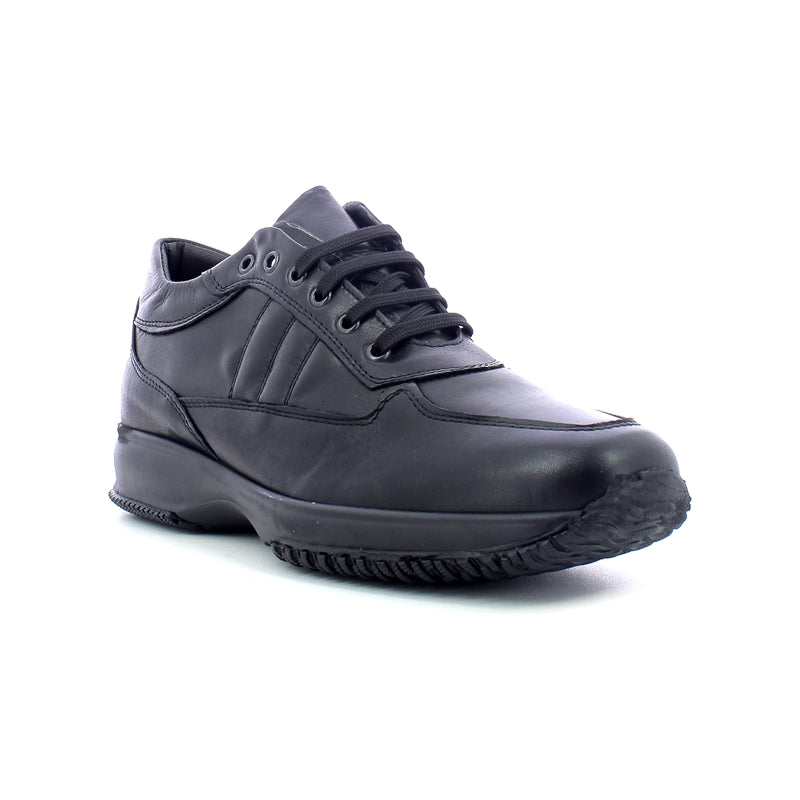 Sneakers uomo made in italy - Pelle Nero