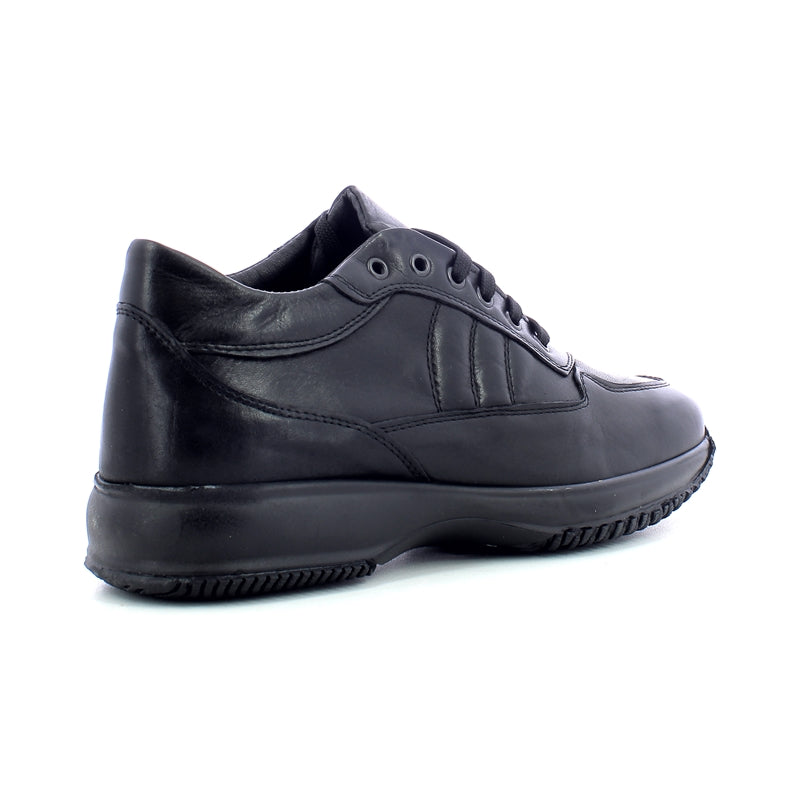 Sneakers uomo made in italy - Pelle Nero
