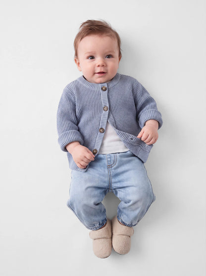 Cardigan bimbi 2-18M - Ashley Blue