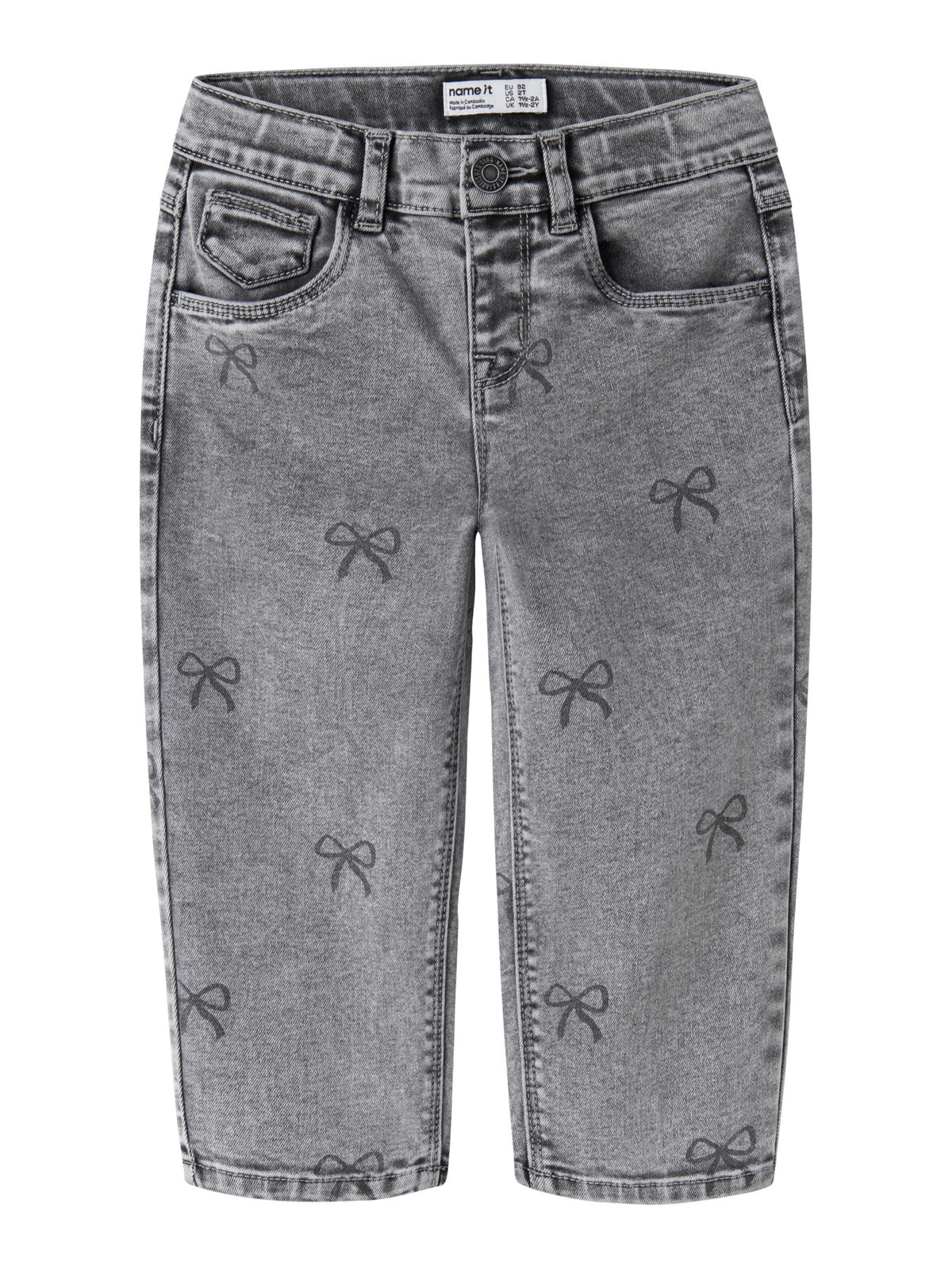 Jeans bimba 2-7A - Light Grey Denim