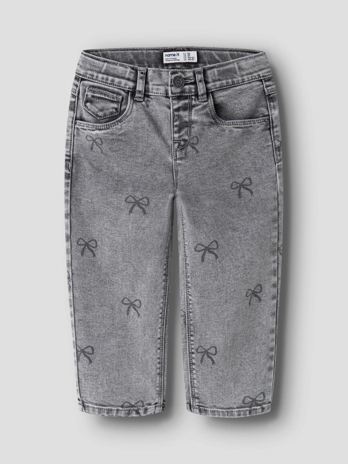 Jeans bimba 2-7A - Light Grey Denim