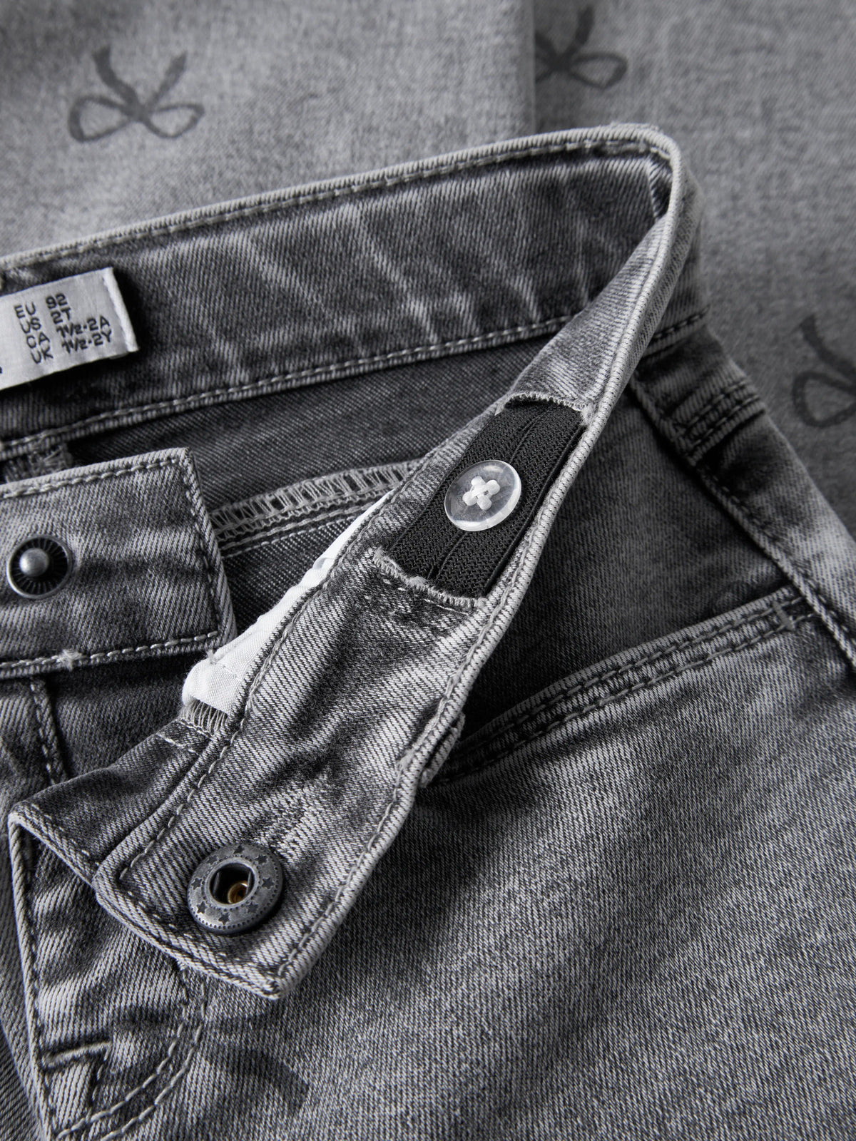 Jeans bimba 2-7A - Light Grey Denim