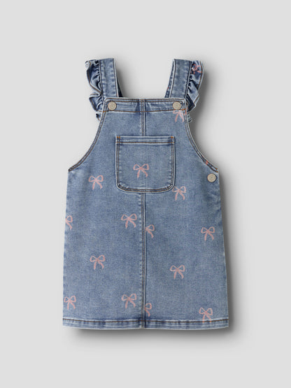 Abito corto bimba 2-7A - Medium Blue Denim