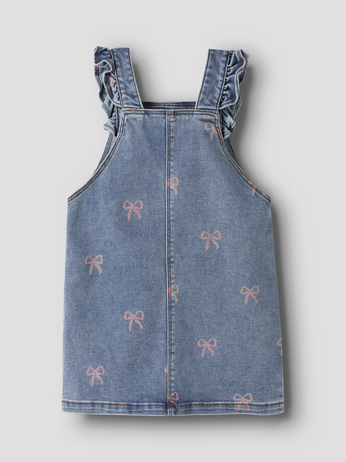 Abito corto bimba 2-7A - Medium Blue Denim