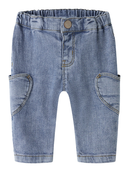 Jeans bimba 2-18M - Denim Blu