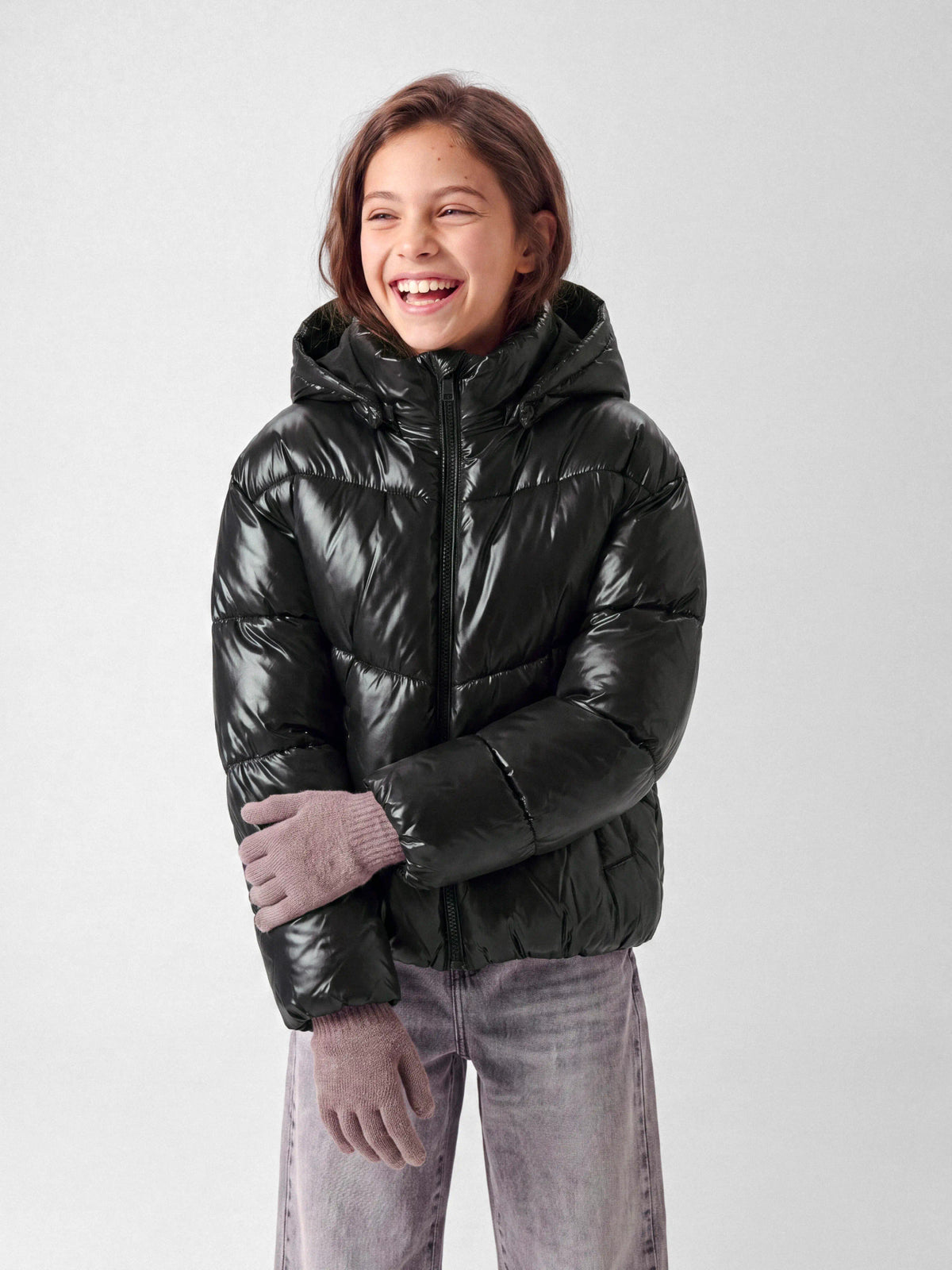 Giubbotto ragazza 8-14A - Black