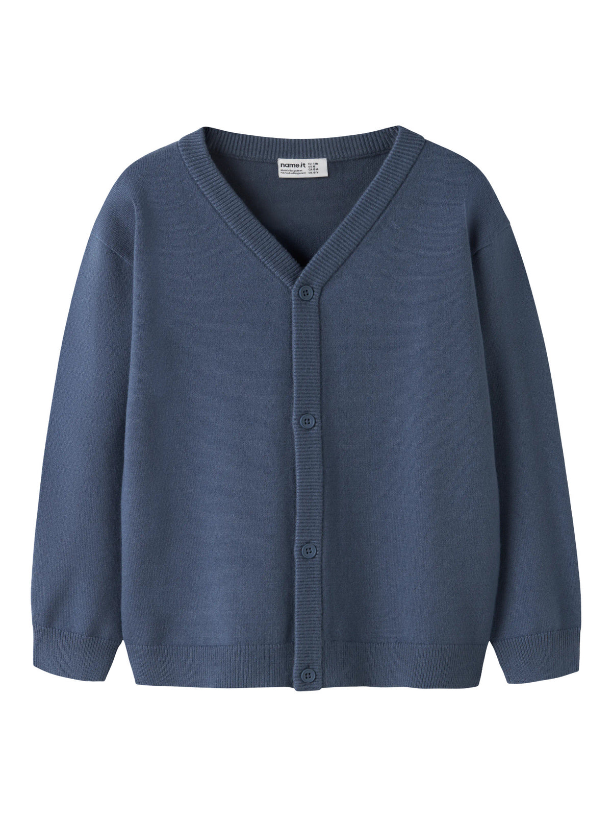Cardigan in maglia bimbo 2-8A - Vintage Indigo