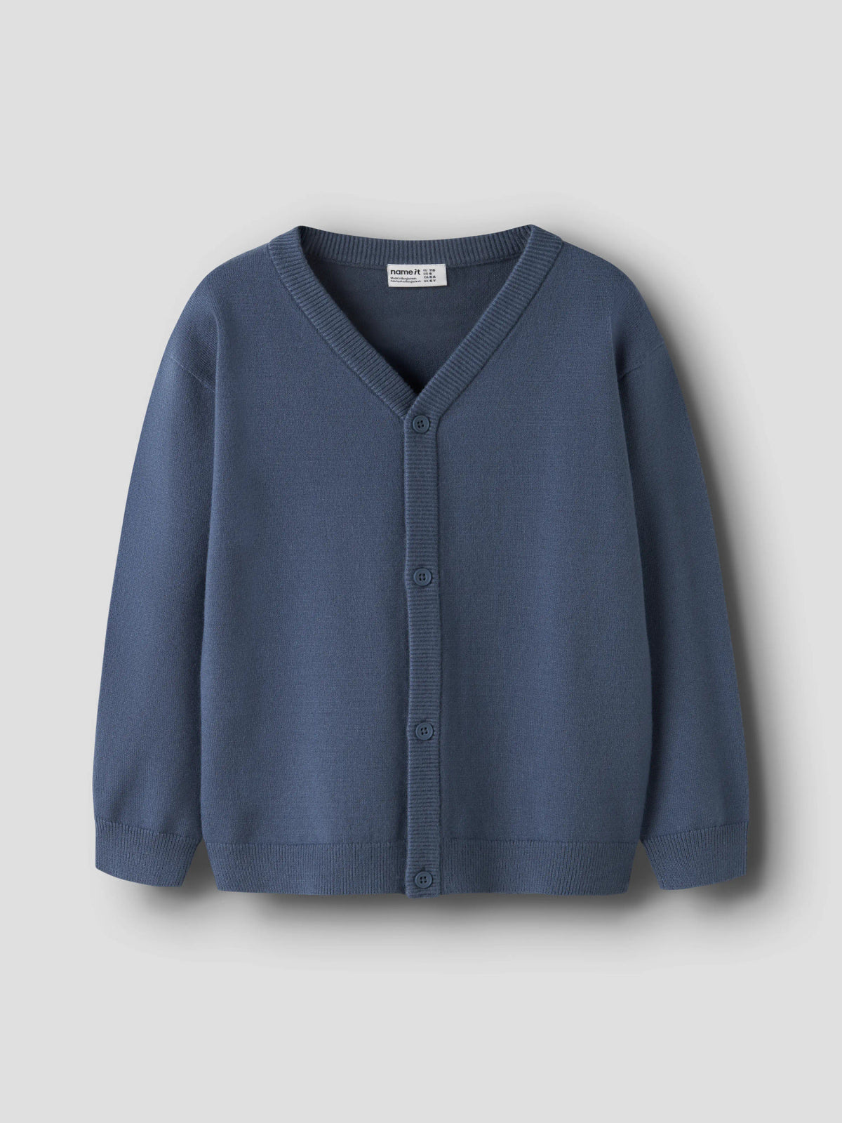 Cardigan in maglia bimbo 2-8A - Vintage Indigo