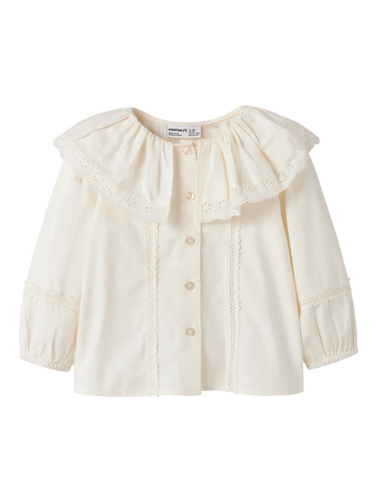 Camicia bimba 2-8A - Antique White