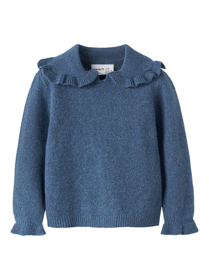 Pullover bimba 2-8A - Vintage Indigo
