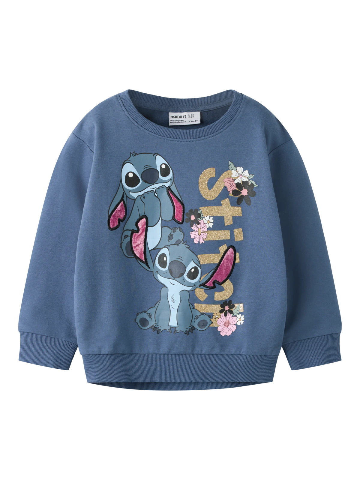 Felpa bimba 2-8A - Vintage Indigo