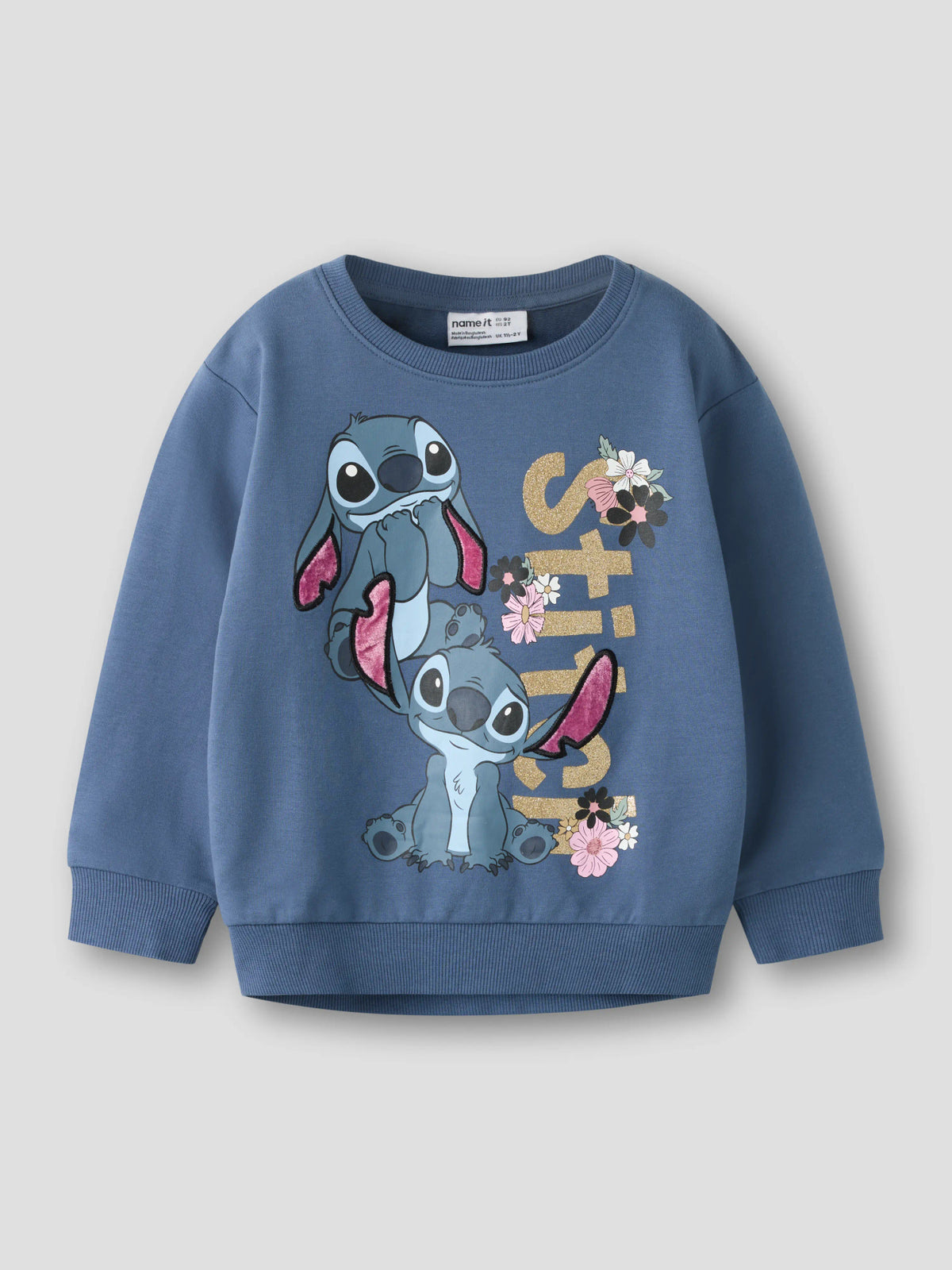 Felpa bimba 2-8A - Vintage Indigo