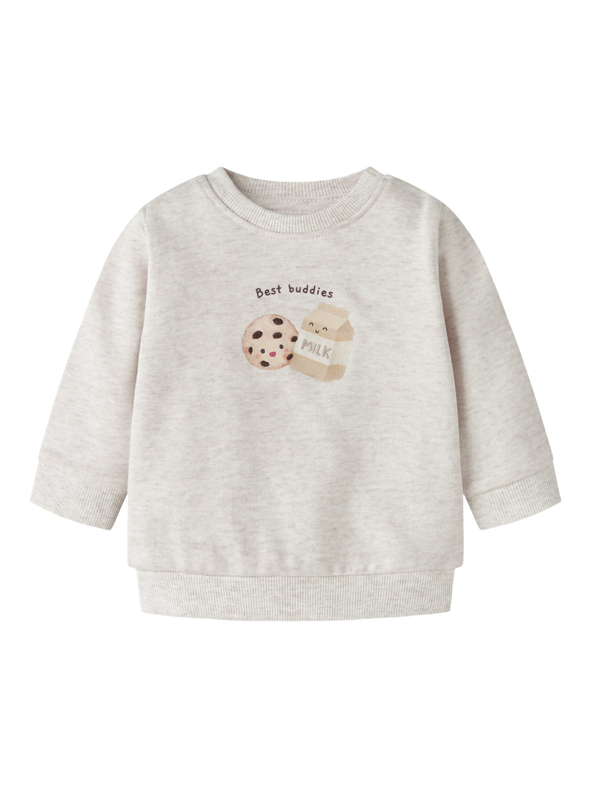 Felpa bimbi 2M-18M - Peyote Melange