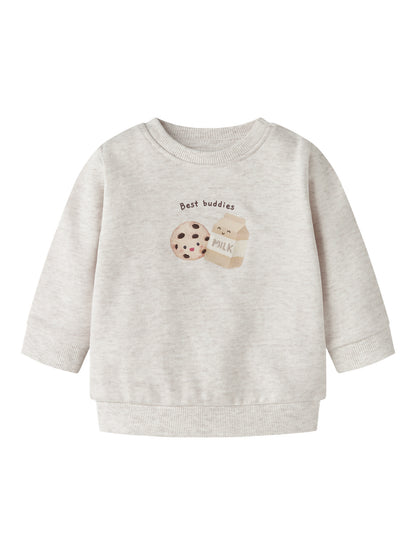 Felpa bimbi 2M-18M - Peyote Melange