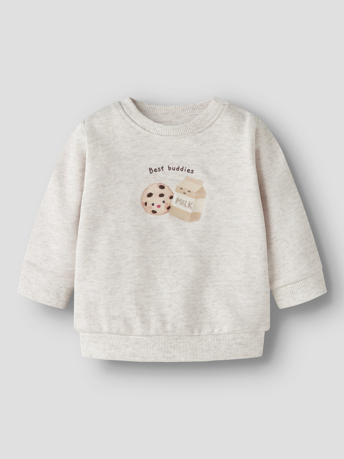 Felpa bimbi 2M-18M - Peyote Melange