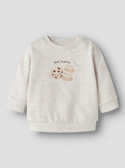 Felpa bimbi 2M-18M - Peyote Melange