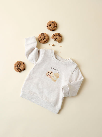 Felpa bimbi 2M-18M - Peyote Melange