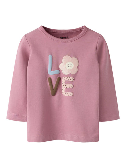 Tshirt bimba 2-18M - Lilas