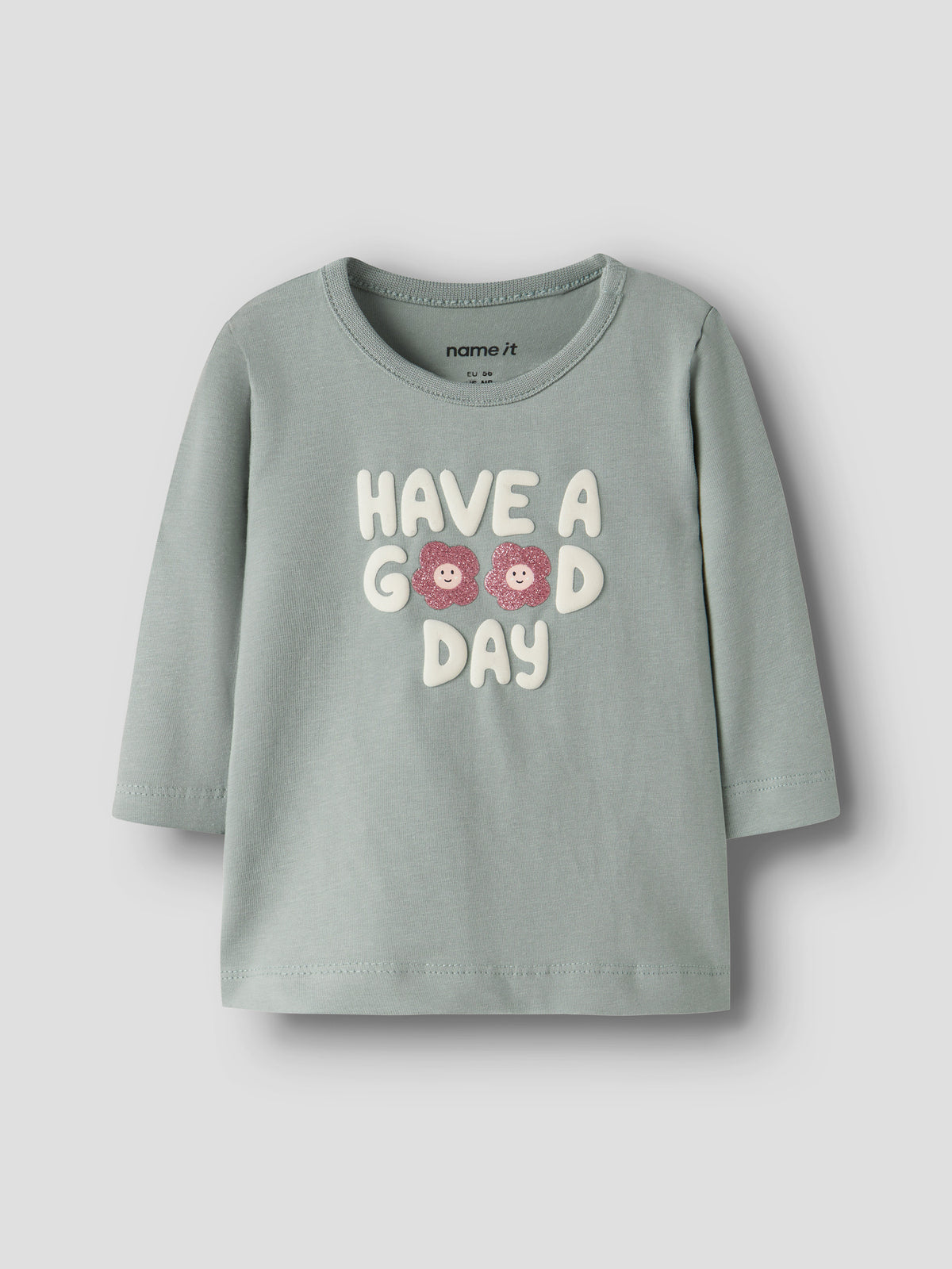 Tshirt bimba 2-18M - Green Milieu