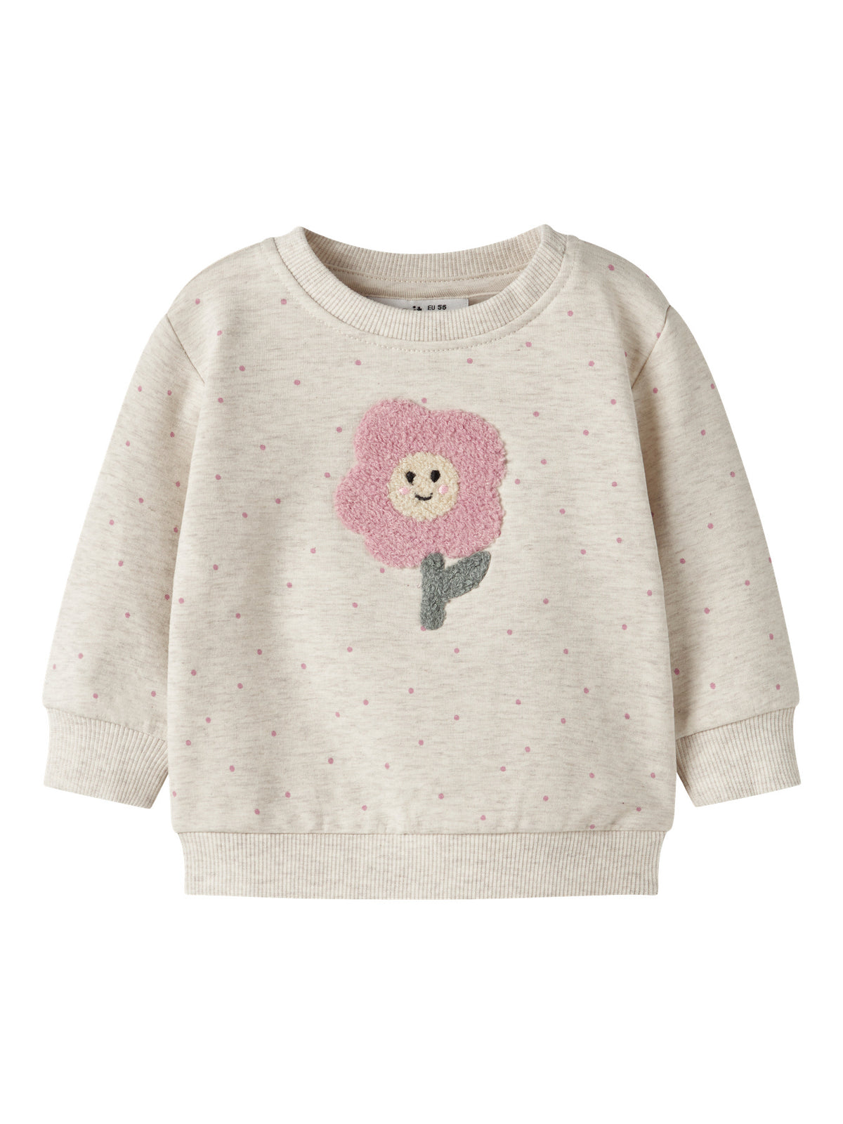 Felpa bimba 2-18M - Peyote Melange
