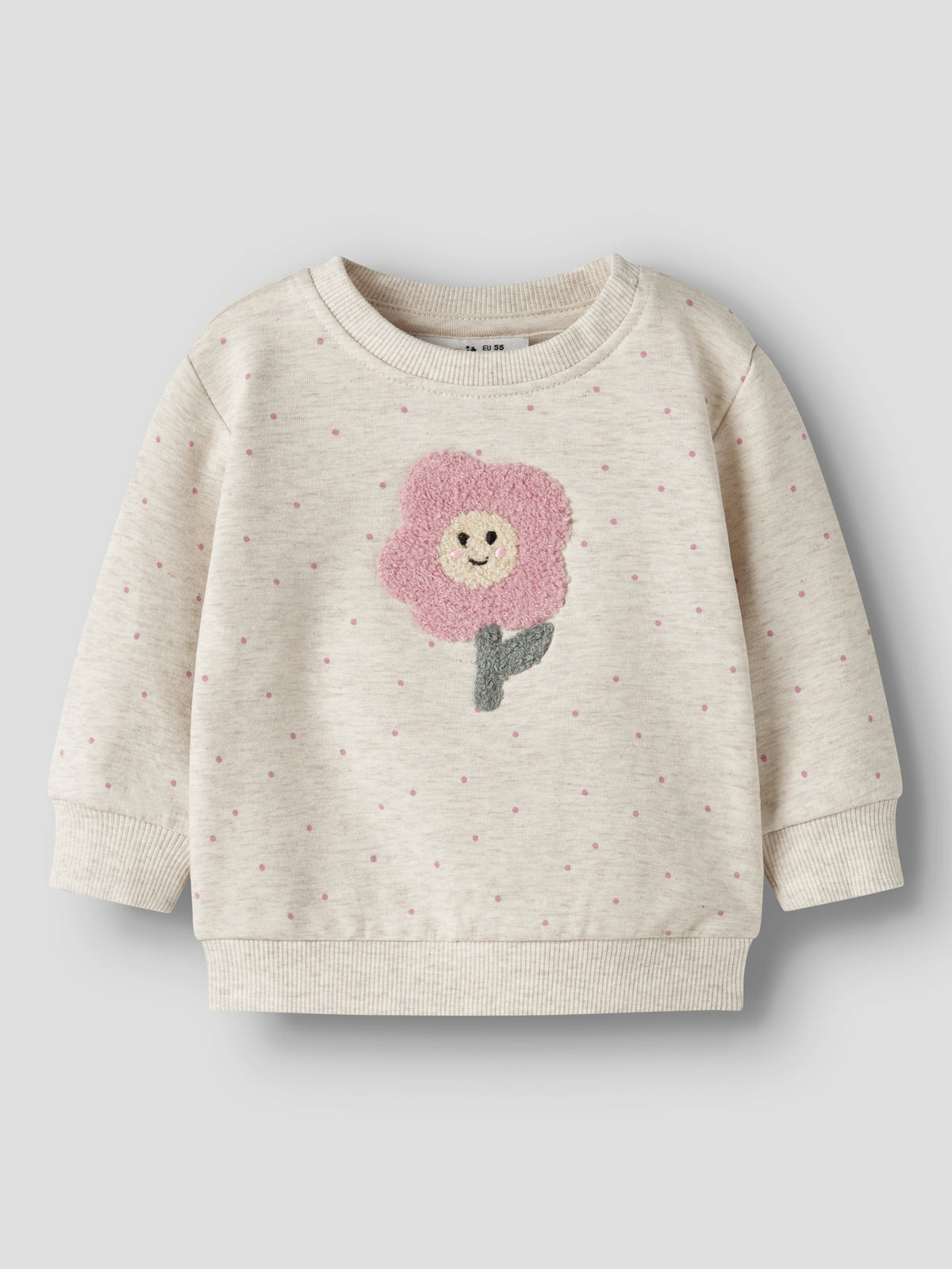 Felpa bimba 2-18M - Peyote Melange