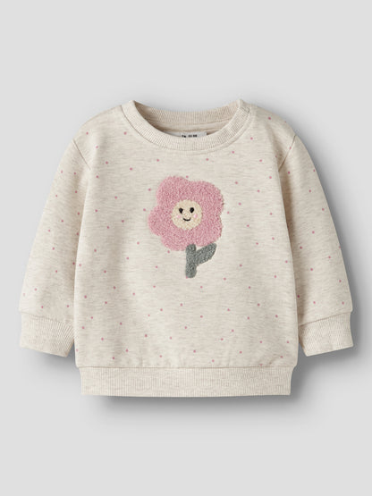 Felpa bimba 2-18M - Peyote Melange
