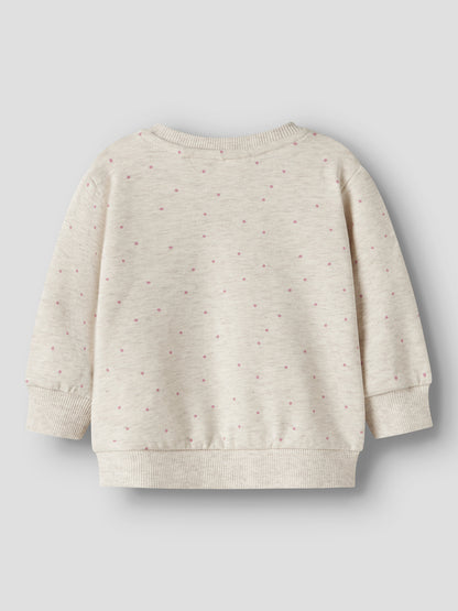 Felpa bimba 2-18M - Peyote Melange