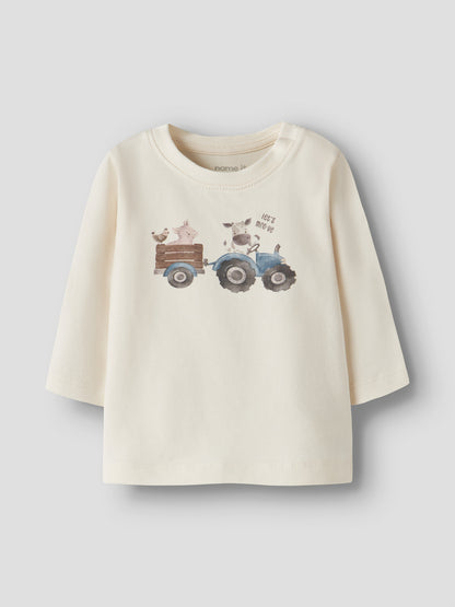 Felpa bimbi 2M-18M - Antique White