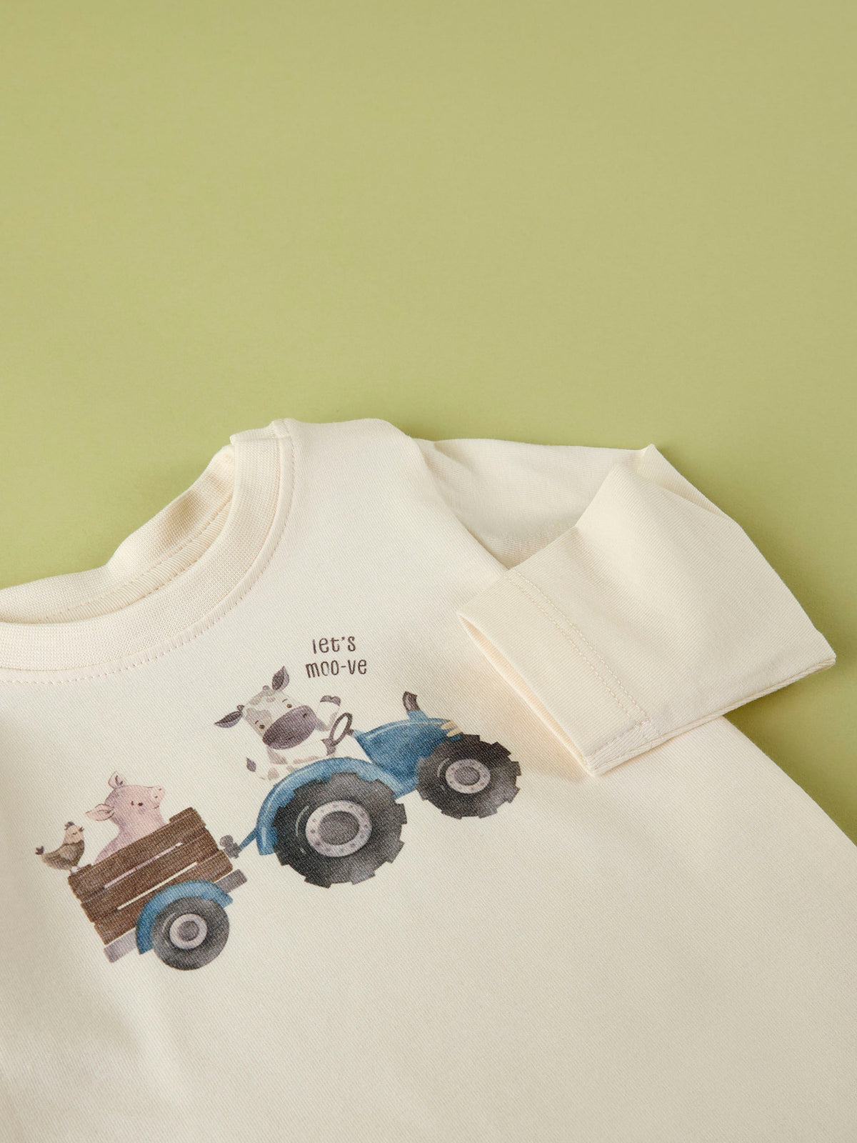Felpa bimbi 2M-18M - Antique White