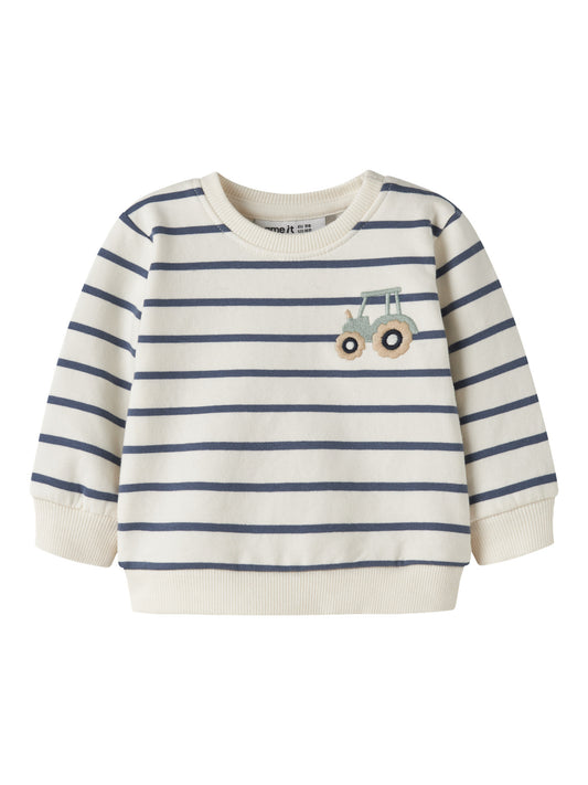 Felpa bimbi 2M-18M - Antique White