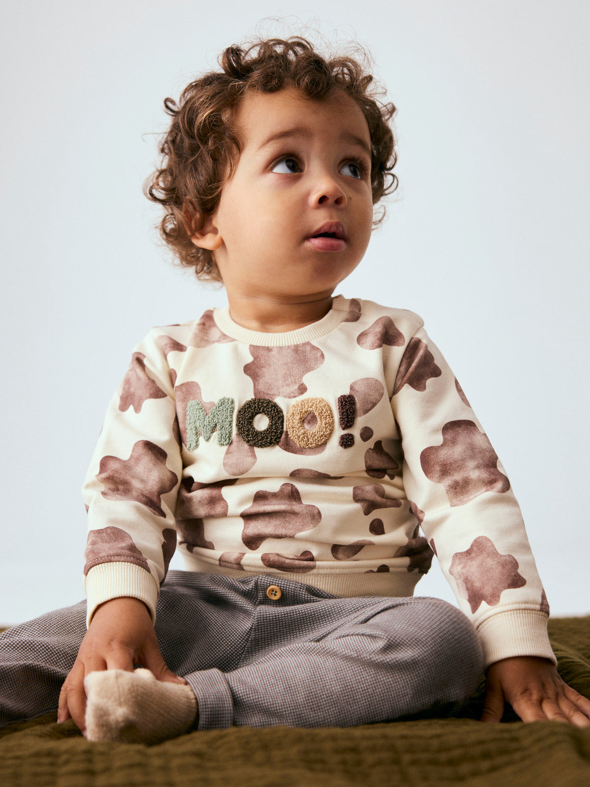 Felpa bimbi 2M-18M - Antique White