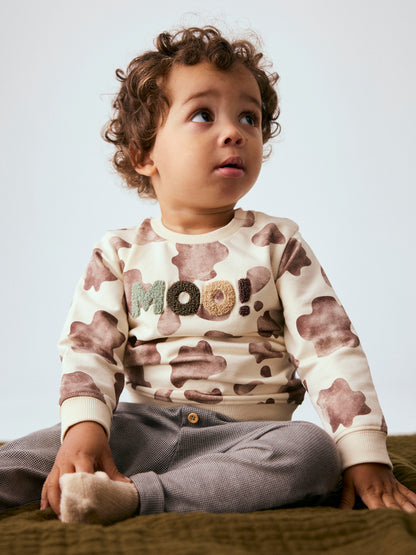 Felpa bimbi 2M-18M - Antique White