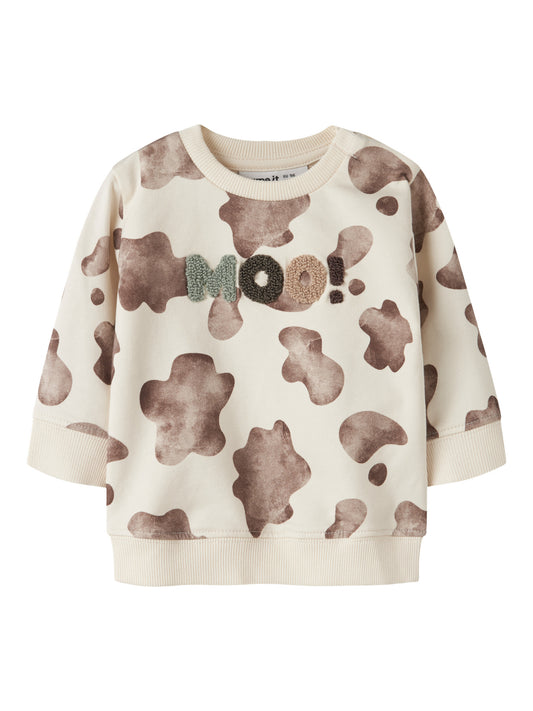 Felpa bimbi 2M-18M - Antique White