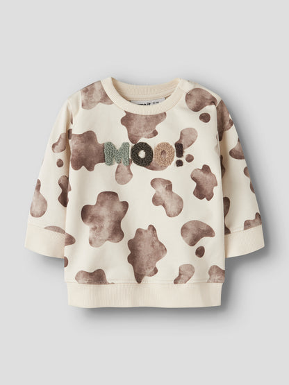 Felpa bimbi 2M-18M - Antique White