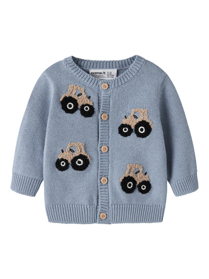 Cardigan bimbi 2-18M - Ashley Blue