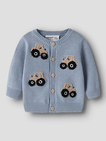 Cardigan bimbi 2-18M - Ashley Blue