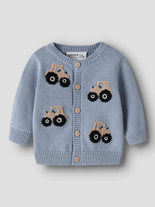 Cardigan bimbi 2-18M - Ashley Blue