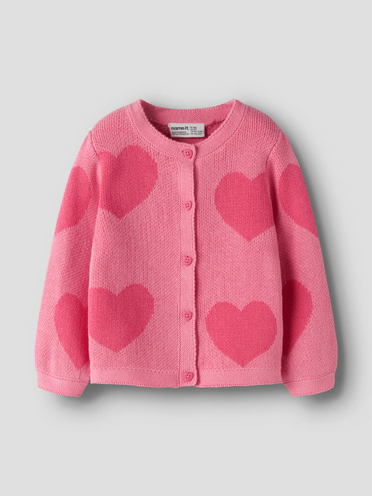 Cardigan in maglia bimbo 2-8A - Flowering Ginger