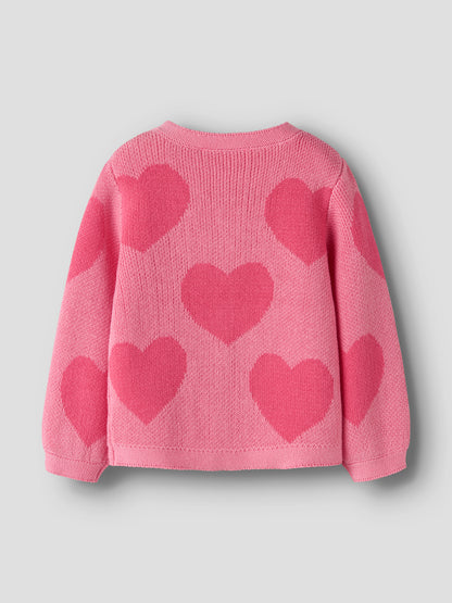 Cardigan in maglia bimbo 2-8A - Flowering Ginger