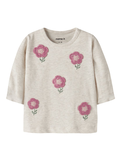 Tshirt bimba 2-18M - Peyote Melange
