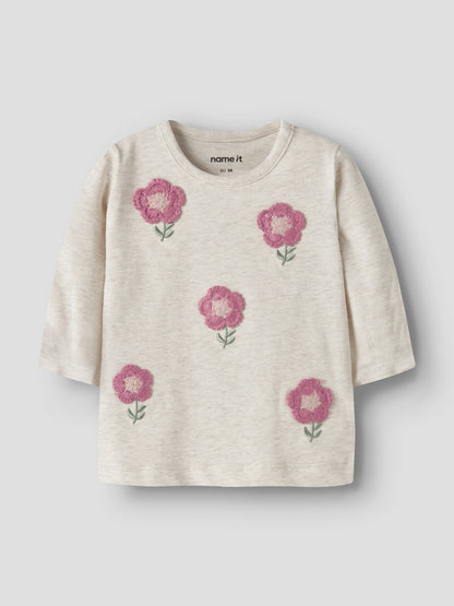 Tshirt bimba 2-18M - Peyote Melange