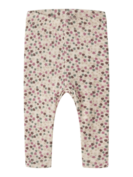 Leggings bimba 2-18M - Antique White